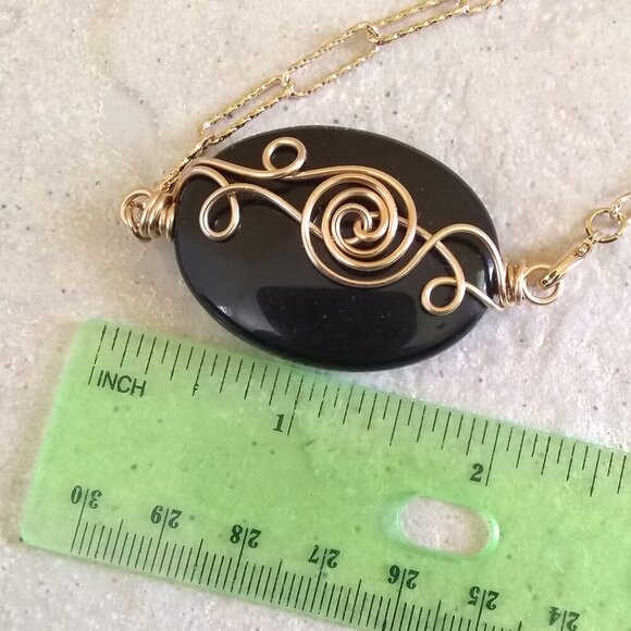 Massive Protection Bracelet Set: Black Jasper + Obsidian & Ohm Om! Balance + Chi - Picture 14 of 15